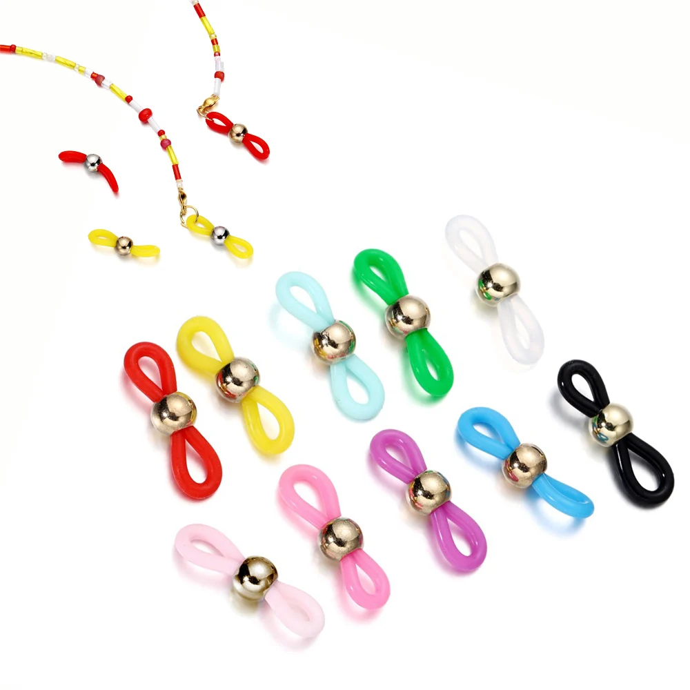 

10 шт., держатели для очков карамельных цветов