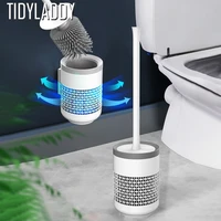 wall mounted tprpp toilet brush rubber head cleaning standing brush long handle household floor cleaning bathroom accessories