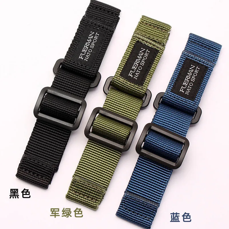 hot top Nylon nato watch strap for S-eiko no.5 007 series sport watchband 20mm 22mm 24mm  nato watch band