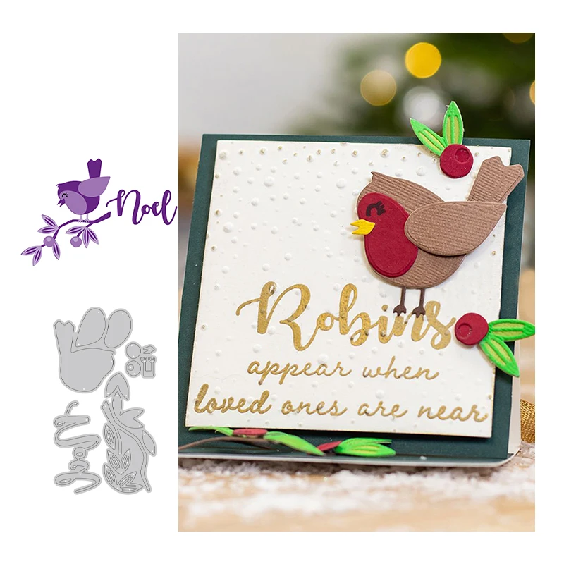 Девушка Санта Пингвин птица ремесло металлическая рамка шаблоны Скрапбукинг