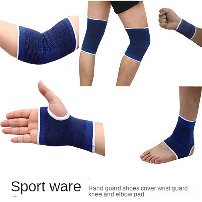 

1Pair Bicycle Sports Protective Gear Cycling Basketball Outdoor Fitness Knee Pads Wrist Pad Hand And Foot Pads Elbow Equipment