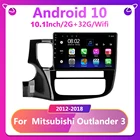 2 ГБ + 32 ГБ Android 10,0 мультимедийный видеоплеер навигация GPS для Mitsubishi Outlander 3 GF0W GG0W 2012 2013 2014 - 2018 Автомагнитола