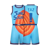 space basketball jersey jam cosplay costume tune squad d duck lola bugs taz top shorts a new legacy basketball uniform