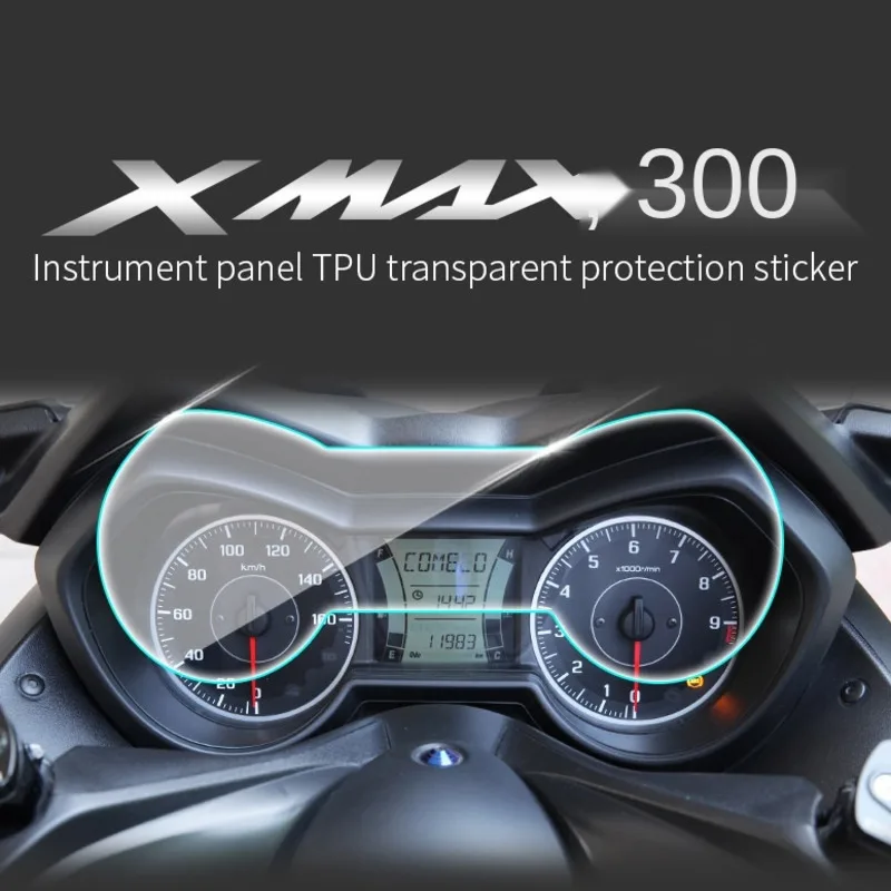 

Motorcycle Instrument Film Transparent Protective Code Meter Screen Refitting for Tpu Yamaha Xmax300