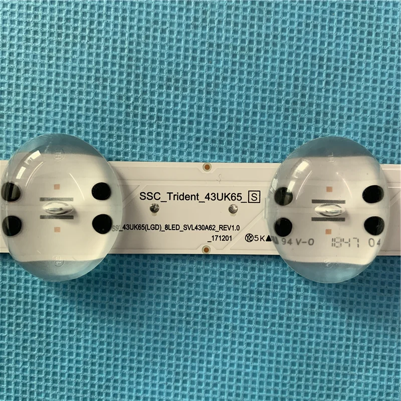 445 мм Светодиодная лента для подсветки 8 ламп lg tv подсветка LED SSC_Trident ssc_438uk65 (LGD) _ LGD