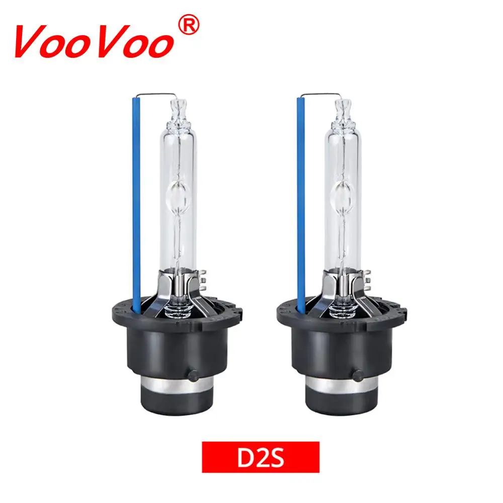 VooVoo 2 шт. D2S ксеноновый головной светильник 35 Вт ксеноновая HID лампа 4300 К 5000 6000 8000 к