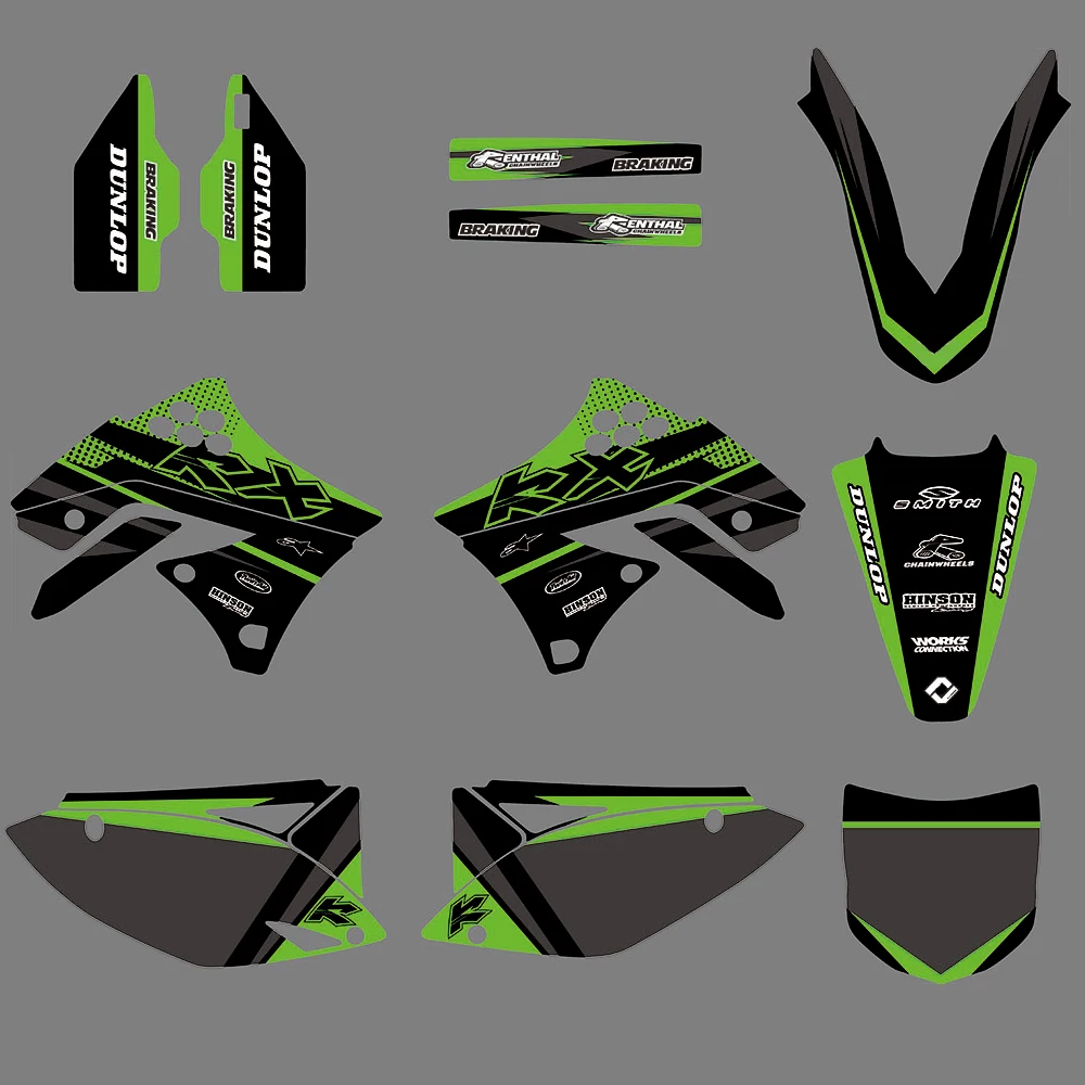 Наклейка на мотоцикл для Kawasaki KX250F KXF250 KX 250F KXF 250 2009 2010 2011 2012 | Автомобили и мотоциклы