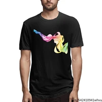 rainbow ribbon short sleeve men t shirt trend summer new streetwear lycra 3d printed size m 5xl