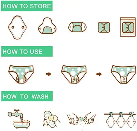 Букет невесты 6 штук в партии 10 шт. Для женщин моющиеся гигиеническая прокладка