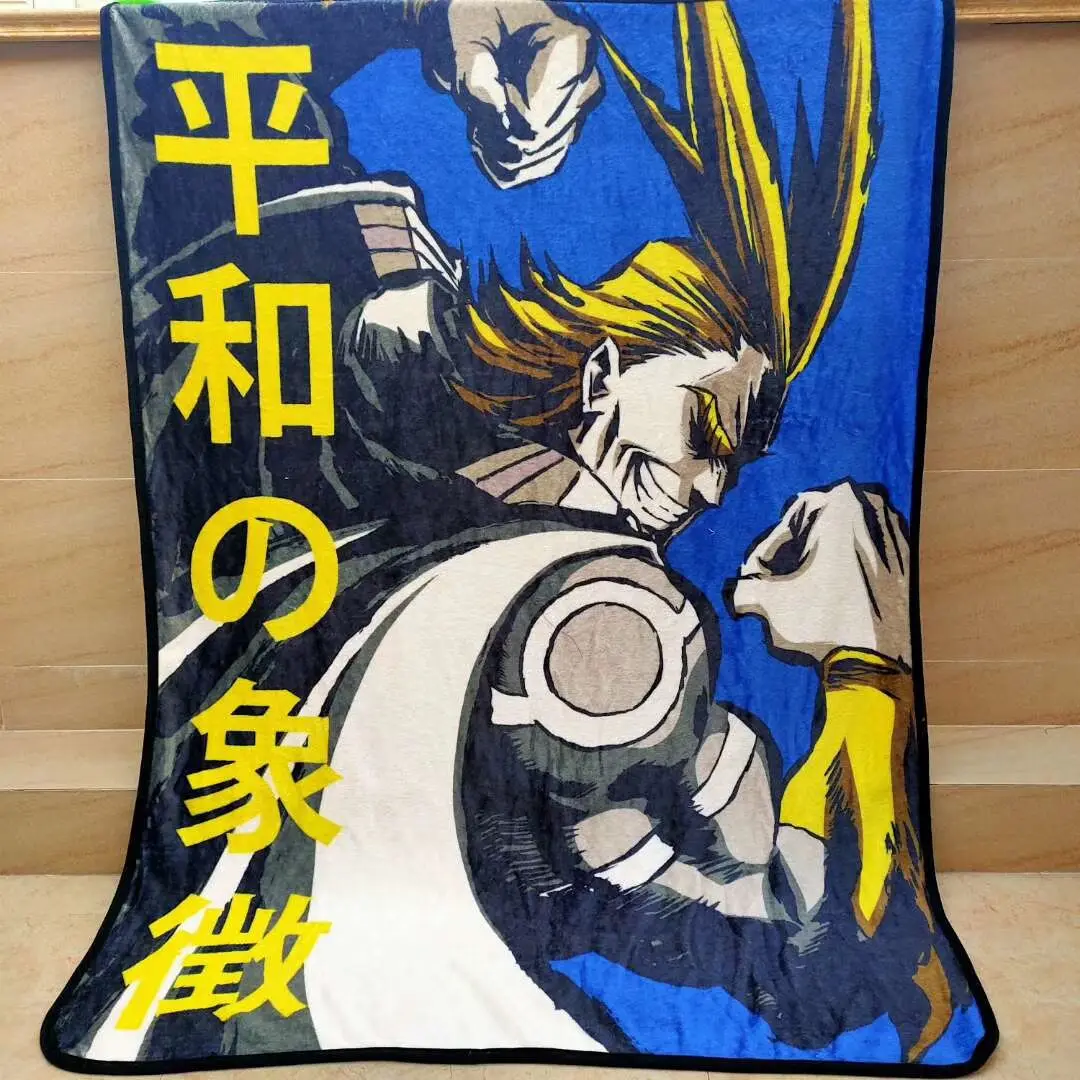 Одеяло IVYYE с логотипом моя геройская академия плюшевое бархатное теплое