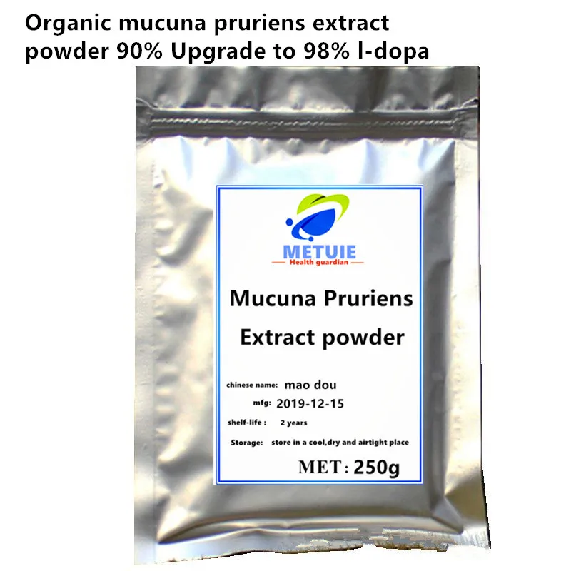 Органический экстракт Mucuna Pruriens 98% L-Dopa порошок блеск для лица фестивальный Топ ahcc