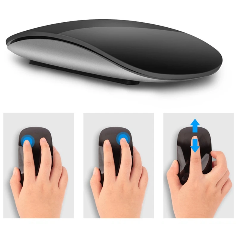 Bluetooth Wireless Magic Mouse Silent Rechargeable Computer Slim Ergonomic PC Mice for Apple | Компьютеры и офис
