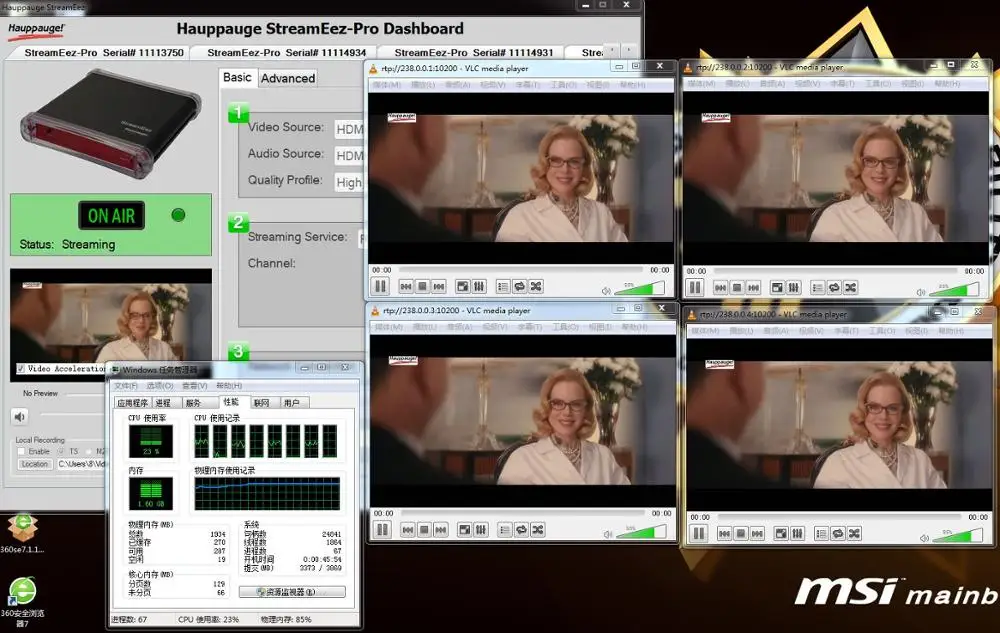 Hauppauge StreamEez Pro видео высокой четкости кодировщик H.264 прямой поток OBS Xsplit facebook