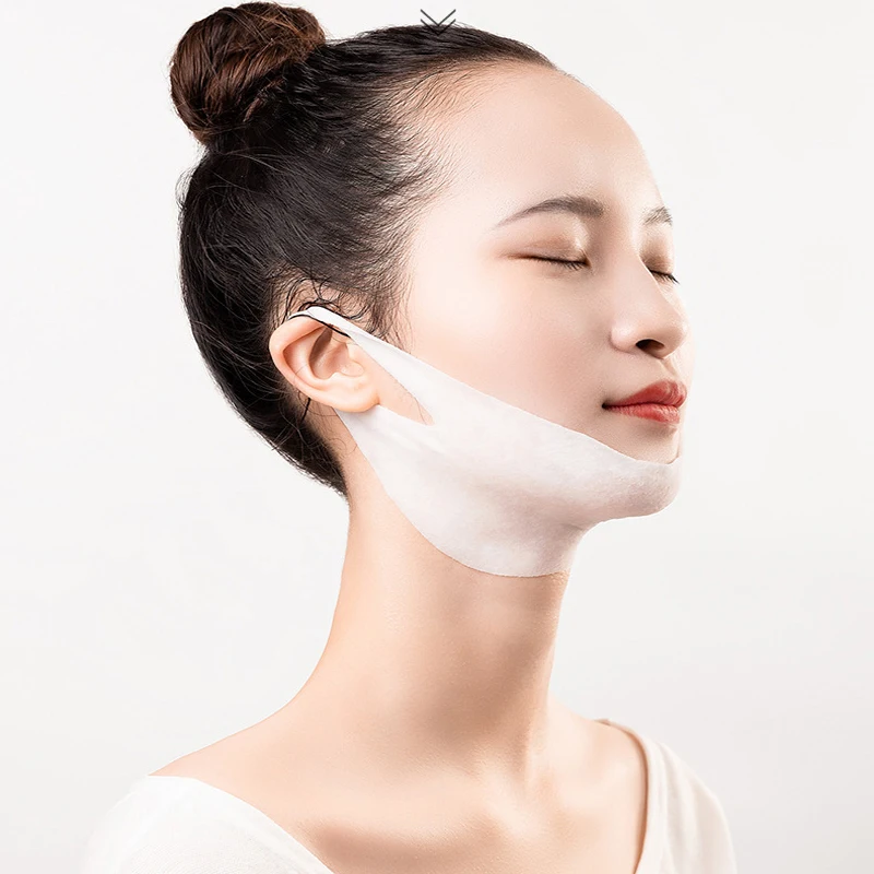 1 шт. олигопептиды V-образная тонкая маска для подтяжки лица похудения уход за