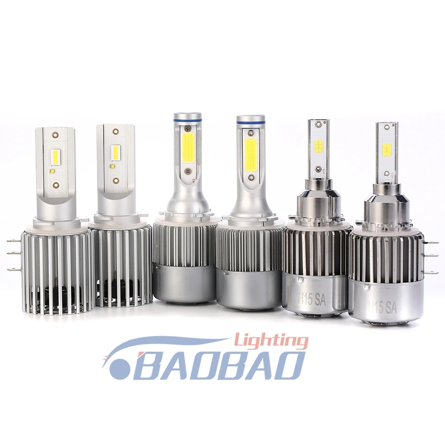

led motorcycle auto lighting system with canbus error free head light car h11 led bulb