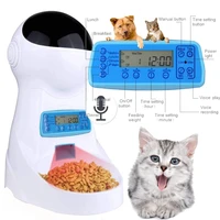 3l automatic cat feeder lcd wifi dog food dispenser with camera voice record app control 8 times one day pet accessories