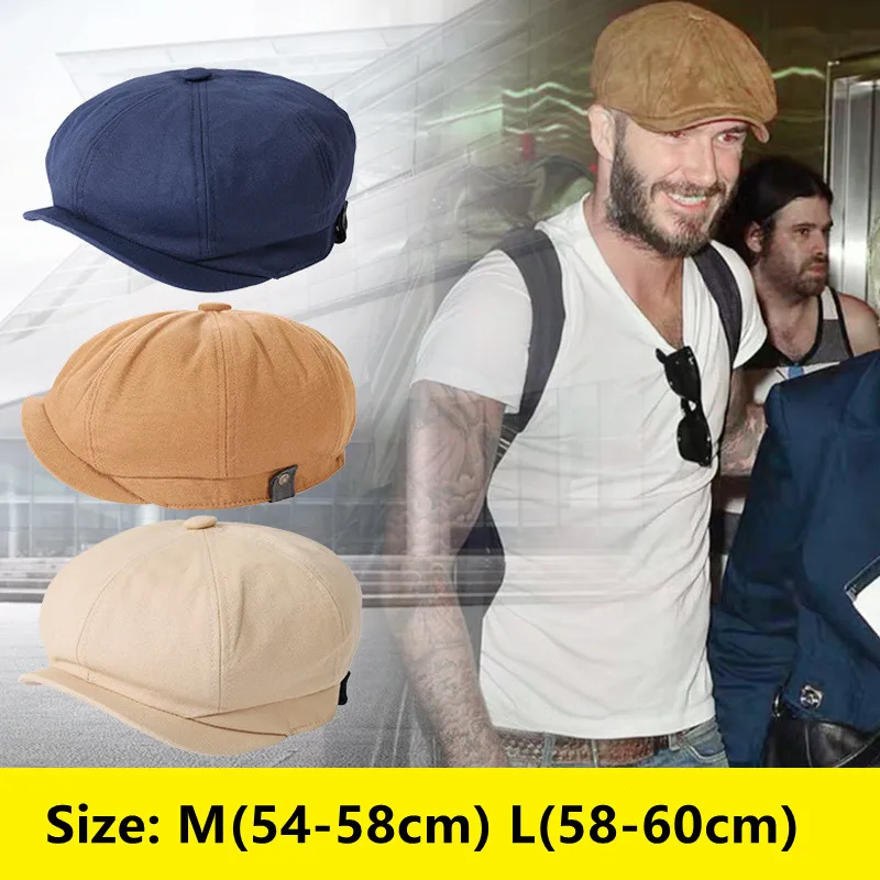 

Europe United States England Beret hat men's fashion trend octagonal hat men and women newsboy hat painter hat sun hat BL0030