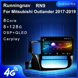 4G LTE Android 10,1 для Mitsubishi Outlander Xl 3 2017 2018 2019 2020, Автомобильный мультимедийный стерео DVD-плеер, навигация, GPS-радио