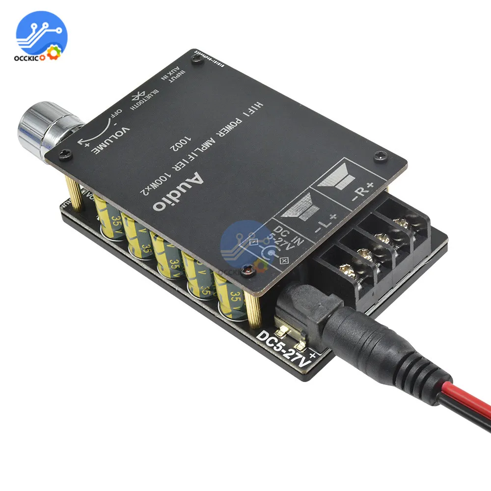 Плата цифрового усилителя TPA3116 100WX2 Bluetooth 5 0 Hi-Fi стерео усилитель мощный домашний