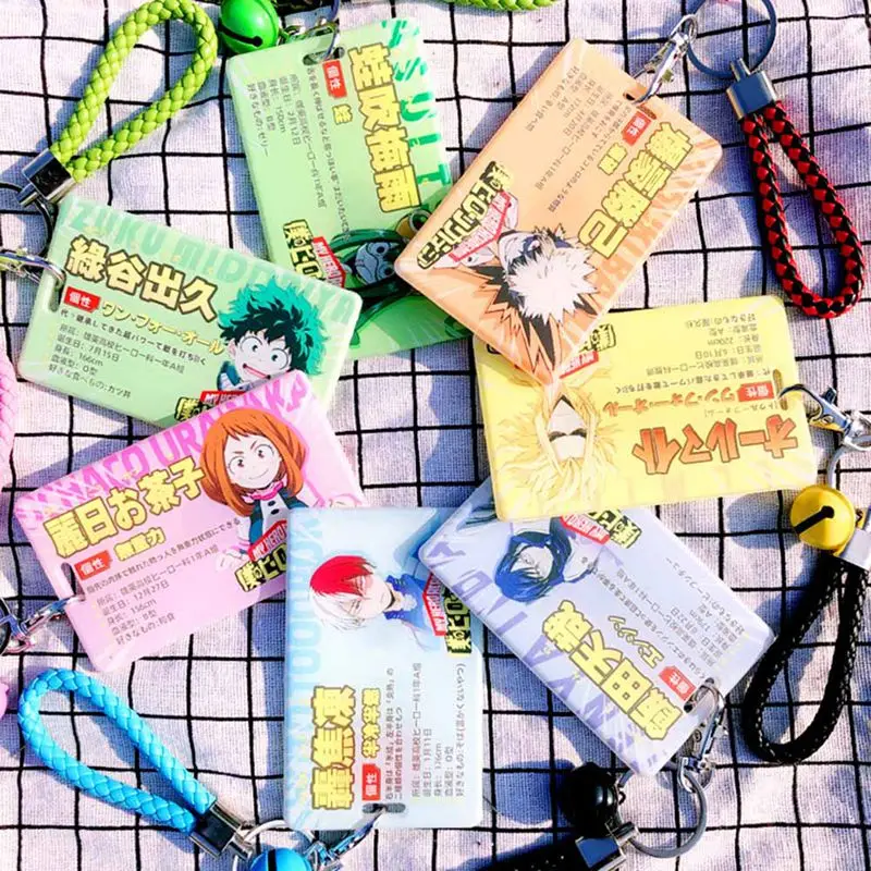 Набор карточек с героями аниме Моя Академия героев мультяшным рисунком|Набор