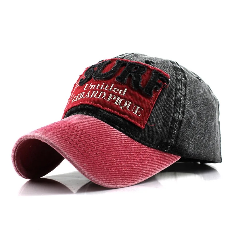 

Бейсболка с вышивкой и покрытием из чистого хлопка