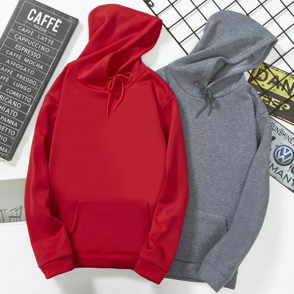 Осенне зимний однотонный свитшот в стиле Харадзюку Женская толстовка с длинным