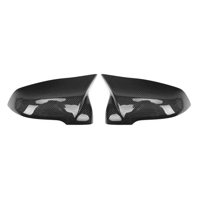 

Carbon Fiber Side Rear View Mirror Cover Replacement Ox Horn For-BMW 1 2 Series X1 Z4 F45 F46 F48 F49 2016-2019