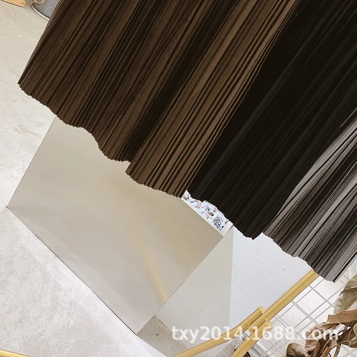 Одежда для детей Новинка 2019 года зимняя плиссированная юбка девочек бархатная в