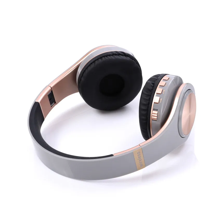 Bluetooth-наушники HIFI стерео Беспроводные спортивные наушники регулируемые складные