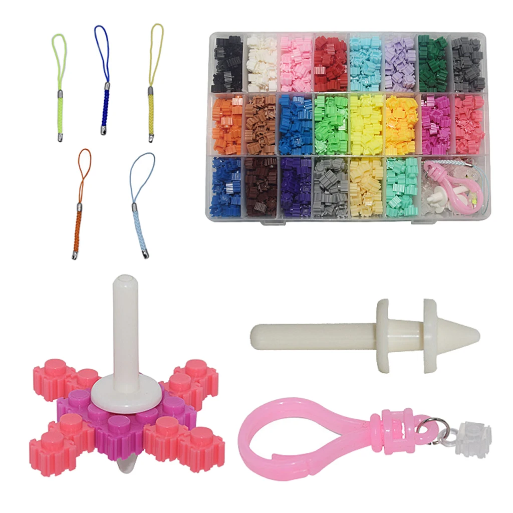 

Pack of 1000 Kids Building Blocks Link Educational Puzzle Builder Toy Game