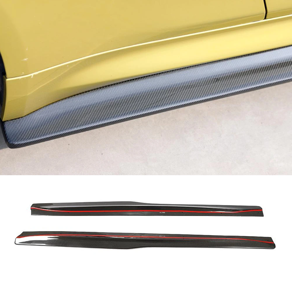 Боковые юбки из углеродного волокна/ФАП удлинители для BMW F82 F83 M4 Coupe Convertible 2014-2018
