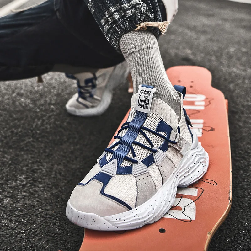 

Fashion Men's Sneakers Breathable Running Shoes High Quality Antiskid Damping Shoes Outdoor Comfortable Jogging Shoes Zapatillas