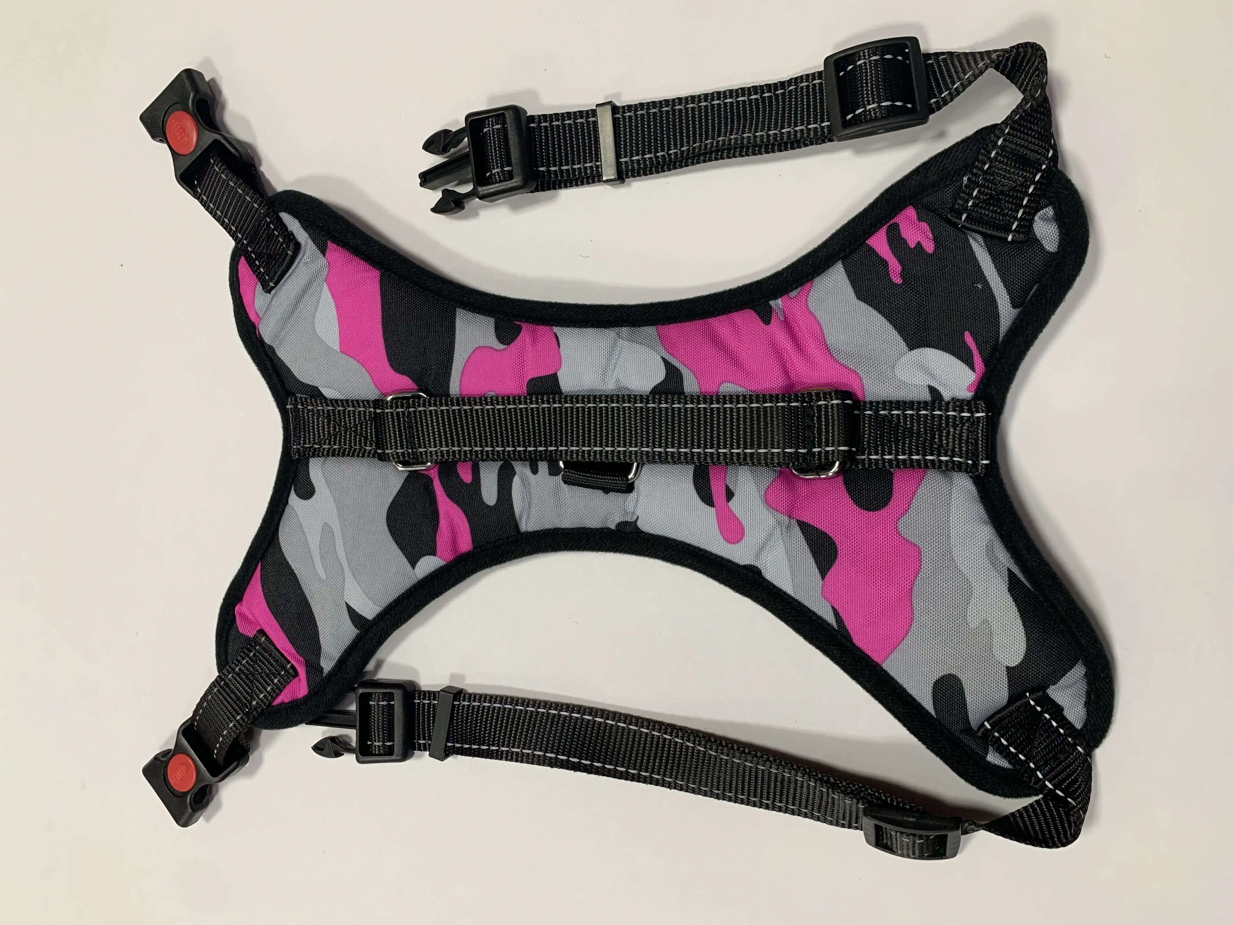 Navy Pink Прочный Светоотражающий Поводок для собак, регулируемый поводок для больших собак, поводок для прогулок для маленьких, средних и больших собак, питбуль - Цвет: Navy Pink