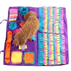 Модные одеяла для тренировок домашних животных, съемные вставки с принтом, коврик для формования собак, прокладки для ножниц, Обучающие коврики для домашних животных