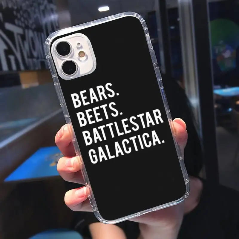 

the office tv show merch Phone Case Transparent soft For iphone 5 5s 5c se 6 6s 7 8 11 12 plus mini x xs xr pro max