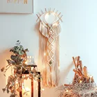 Настенный хлопковый трос ручной работы, марокканский Тканый гобелен, эстетическое украшение для комнаты, домашний декор, макраме, украшение в стиле бохо