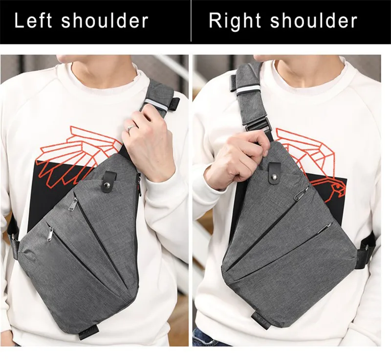 Нагрудная сумка через плечо летняя ультра-тонкая персональная Скрытая для