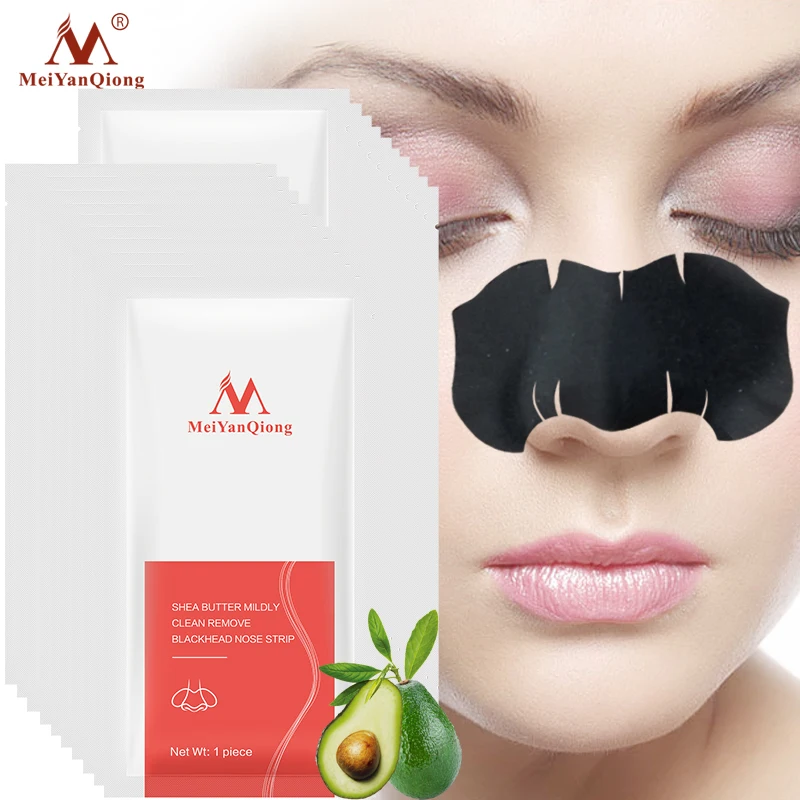 20 шт. маска для удаления угрей носа полоска пор черная пилинг лечение акне черное