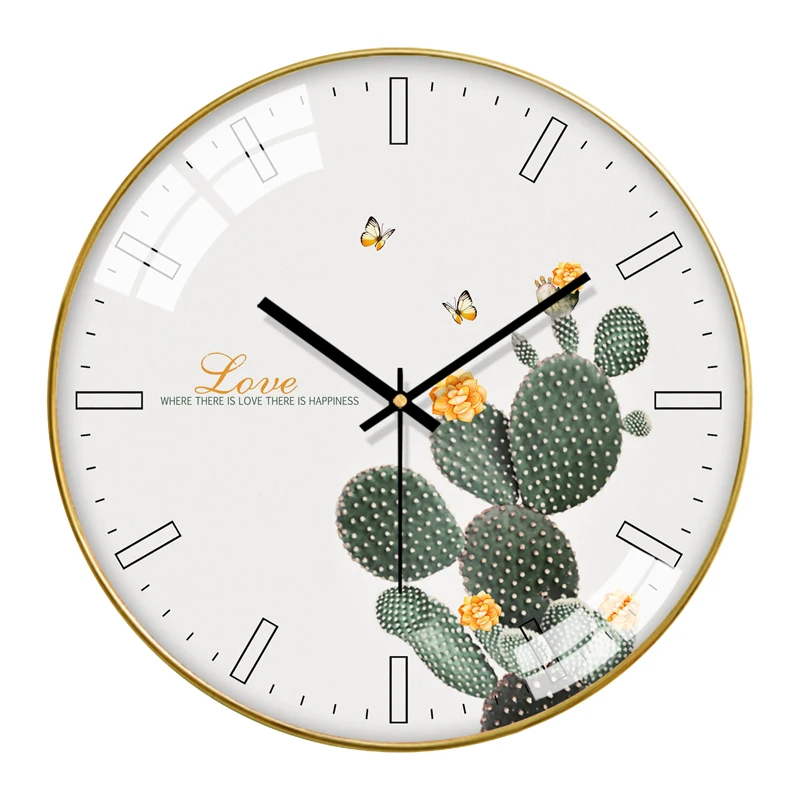 Современные настенные часы в скандинавском стиле бесшумные минималистичные для