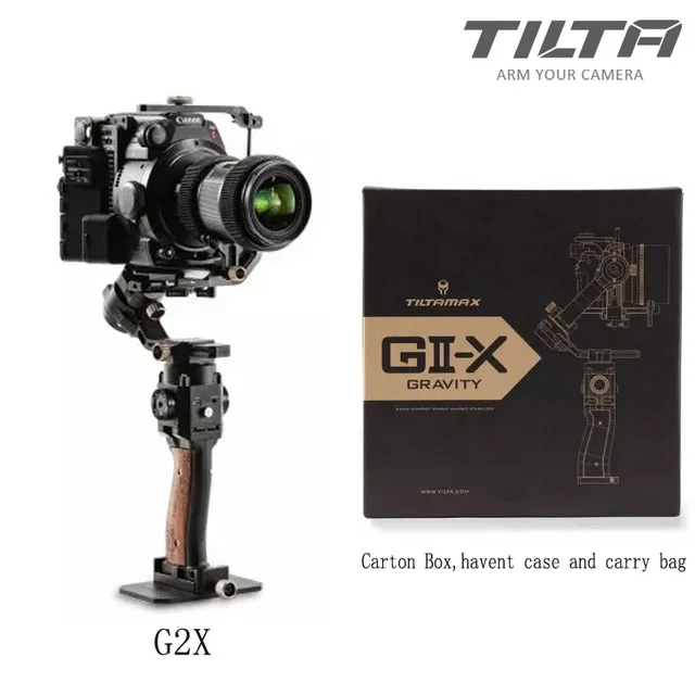 Оригинальный TILTA Gravity G2X TILTAMAX 3-осевой Ручной Стабилизатор DSLR для SONY CANON
