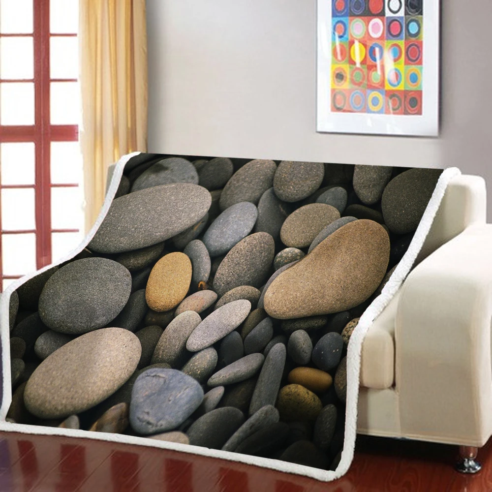 Заказное пляжное покрывало из шерпы Флисовое одеяло на диван-кровать для кровати