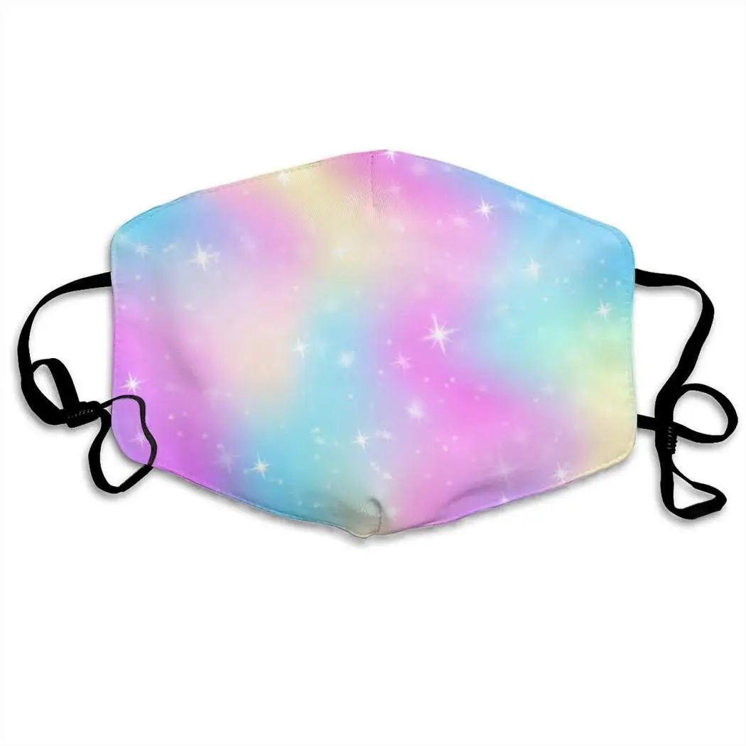 

Unicorn Shiny Travel Outdoor Sport Face Mouth Masks Elastic Bands for Mask