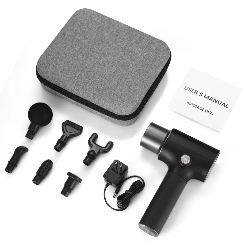 

Massage Gun Deep Tissue Percussion Muscle Massager For Pain Relief 30 Speeds LCD Touch Display Fascia Gun Electric Body Massager