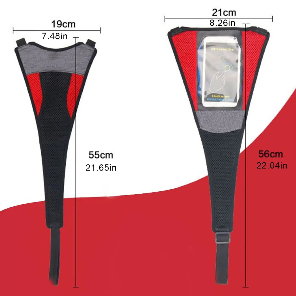 

Road Mountain Bicycle Sweat Cover Waterproof Bike Turbo Trainer Sweat Absorb Guard Strap Net Cover with Phone Pouch