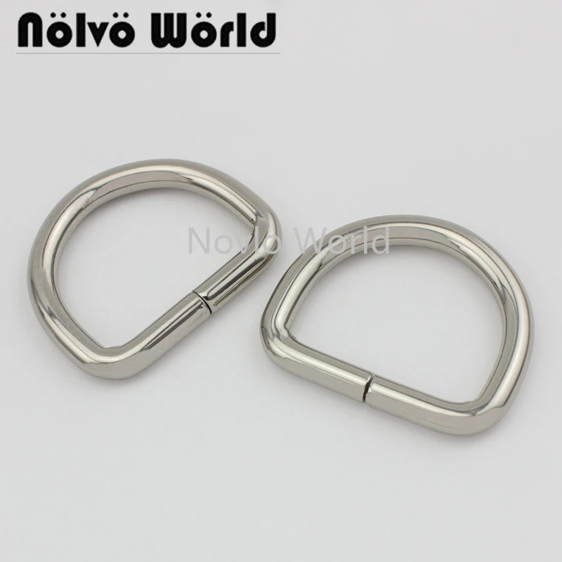 Мир Nolvo 5 20 32 2 шт. цветов 24 7*1/4 мм металлическое D образное кольцо открытые пряжки 1
