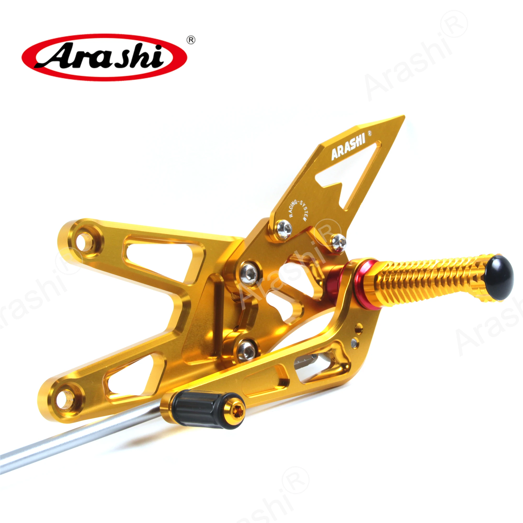 Yashi YZF-R6 регулируемая подставка для ног с ЧПУ YAMAHA YZF R6 2003 2004 2005 подножки задние