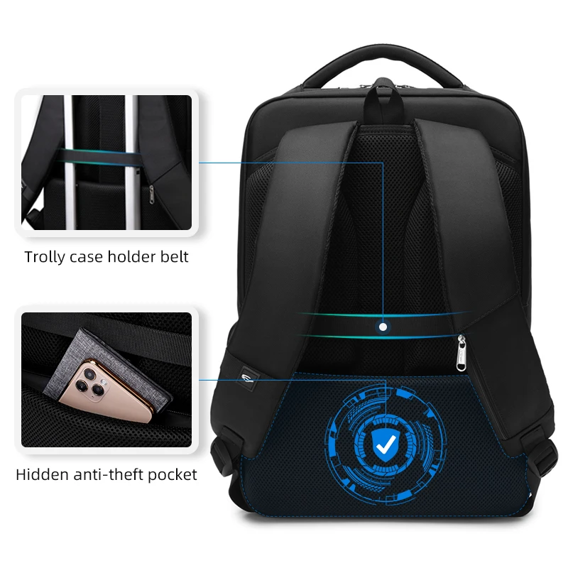 New Men Anti theft Waterproof Laptop Backpack 15.6 Inch Daily Work Business Backpack School back pack mochila for women