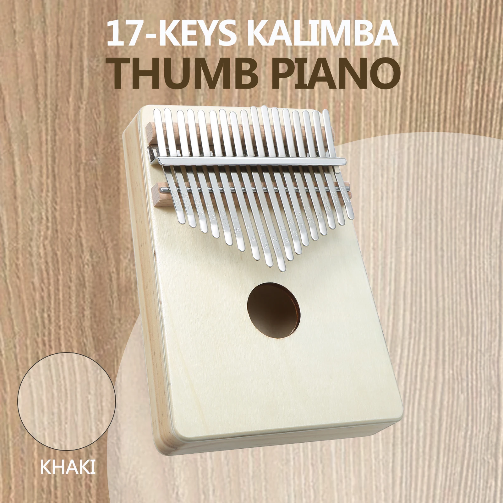 

Kalimba 17 Keys Thumb Piano Music High Quality Wood Musical Instruments With Learning Book Music Box