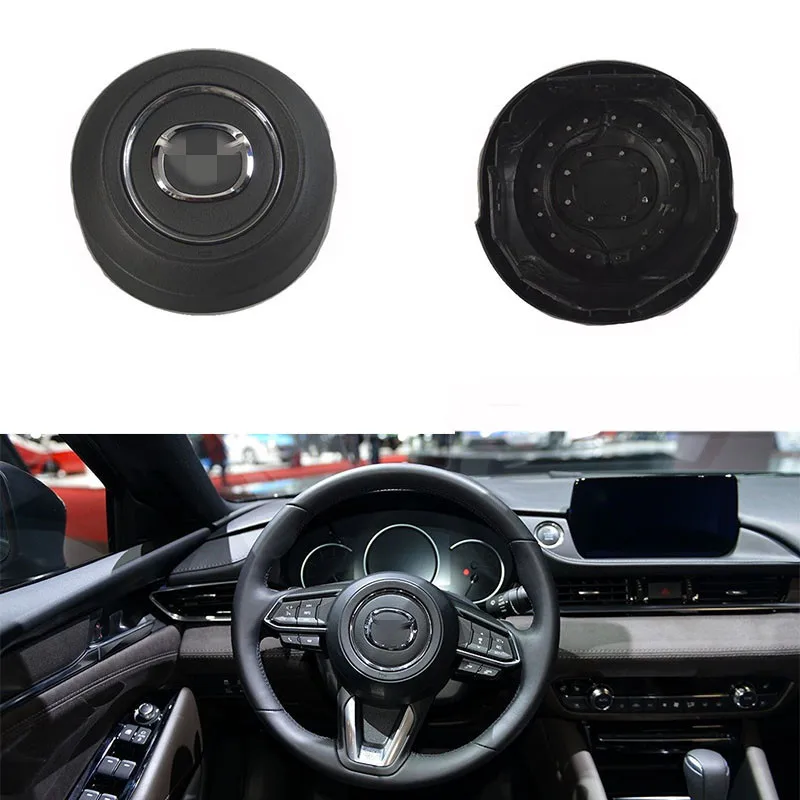 

Новый автомобильный рулевой сигнал Cafoucs, крышка рулевого колеса с брелком для Mazda 6 2018 2019