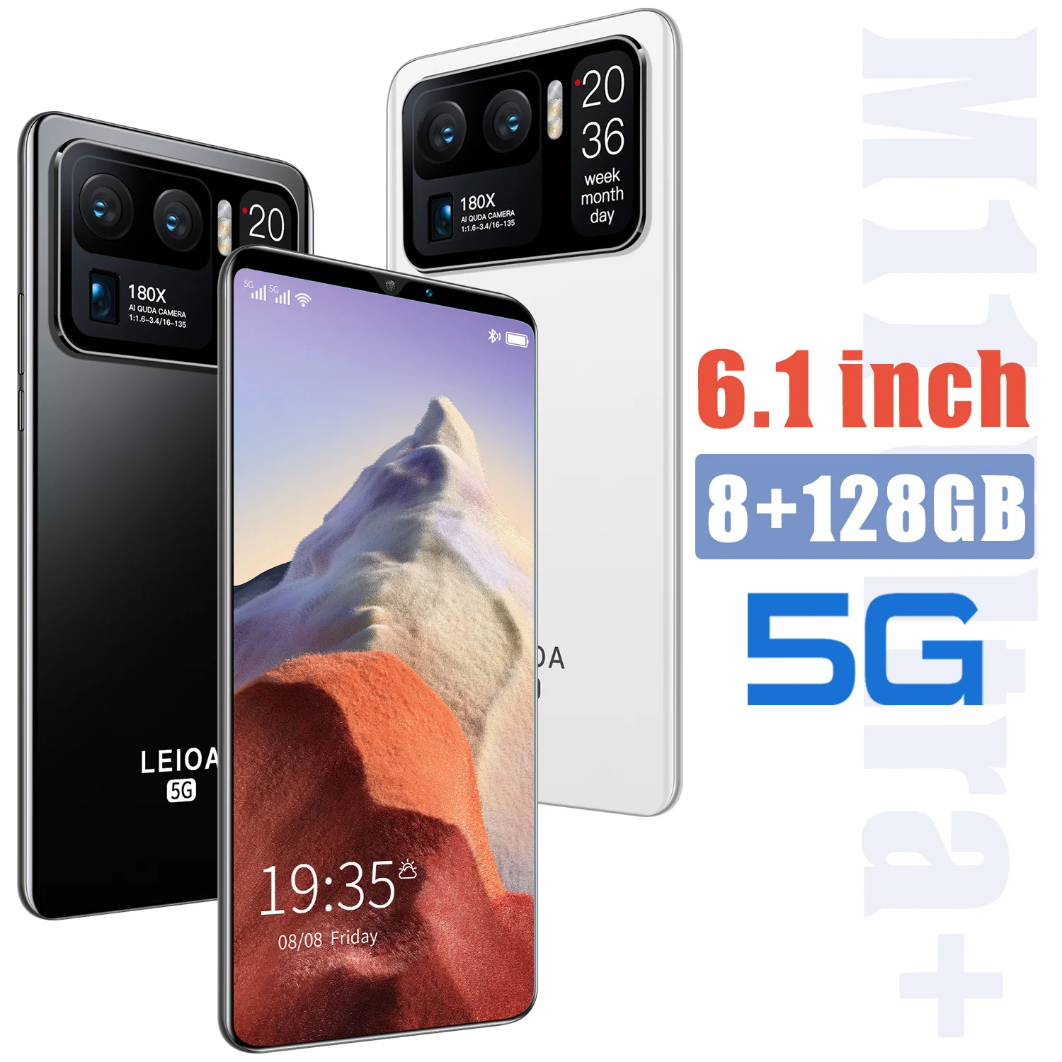 

Global Version Xiao M11 Ultra 6.1 Inch Smartphone 12+512GB Android 10 Support Google GPS 48MP HD Camera Unlocked 5G Mobilephone